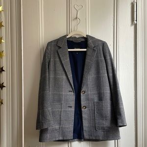 Madewell Plaid Blazer
